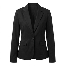Women's Cotton Spandex Suit Inside Binding Casual Business Commuter Blazer