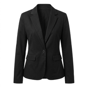 Women's Cotton Spandex Suit Inside Binding Casual Business Commuter Blazer