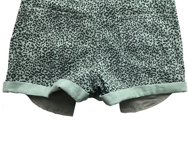 olive leopard jumpsuit with pocket