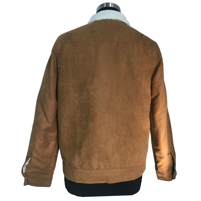 Sherpa lined Suede jacket