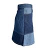 Fashion multicolor denim skirts women pencil skirt
