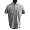 Mens Plaid Short Sleeve Check Shirt Dress Shirts