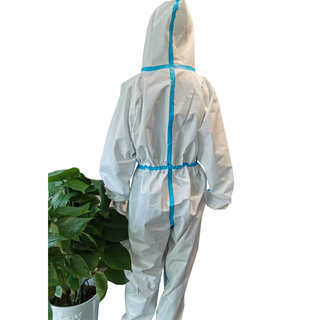 Disposable protective clothing cover all suit with hood medical suppliers