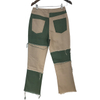 Fashion Contrast Color Matching Troursers Casual Design Personality Pants Woman Pants