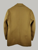 Fashion Mens Camel Color Melton Suit Jacket Men Coat Blazer