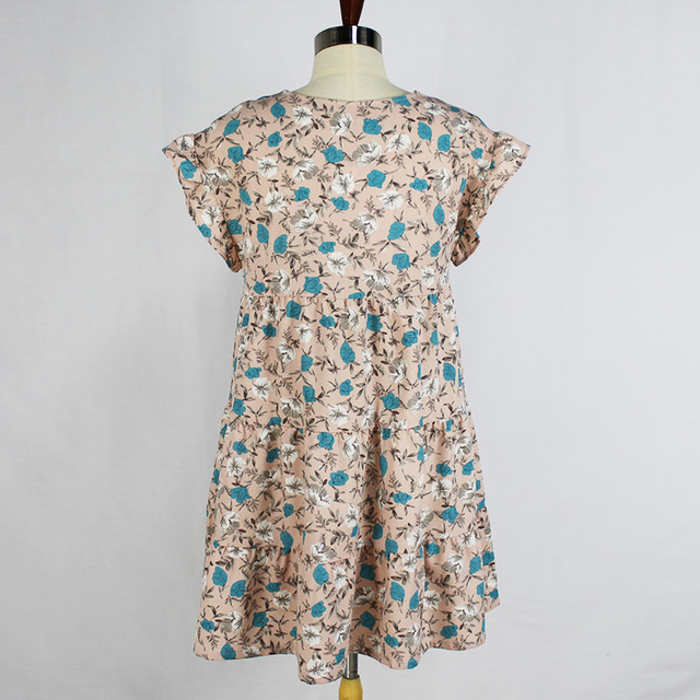 Girls Skirts Tiered Flounce Women Dress Flower Dress Clothing Skirt Ladies Dress