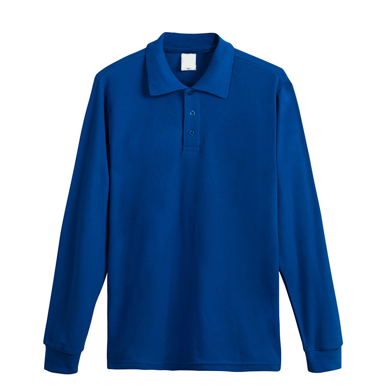 Men Wholesale Custom Casual Clothing Cotton Knit Long Sleeve Work Polo Shirt