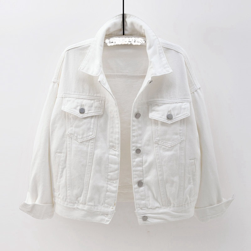 Women's Fashion Casual Outdoor Long Sleeve Coat Denim Jean Jacket