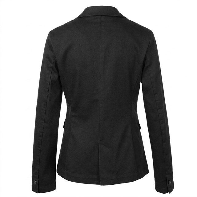 Women's Cotton Spandex Suit Inside Binding Casual Business Commuter Blazer