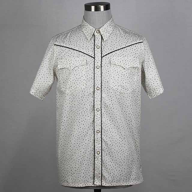 Men Wholesale Custom Print Summer Vacation Short Sleeve Fashion Shirt