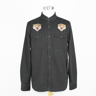 Men's Custom Embroidery Long Sleeve Casual Western Shirt