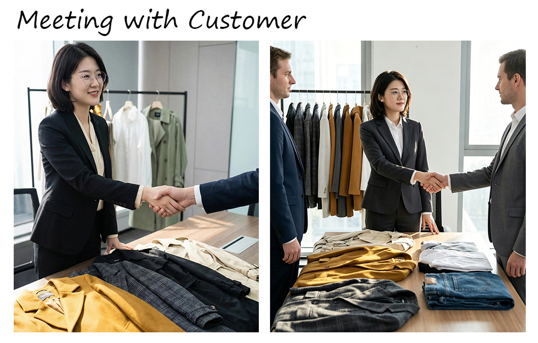 Meeting with customers