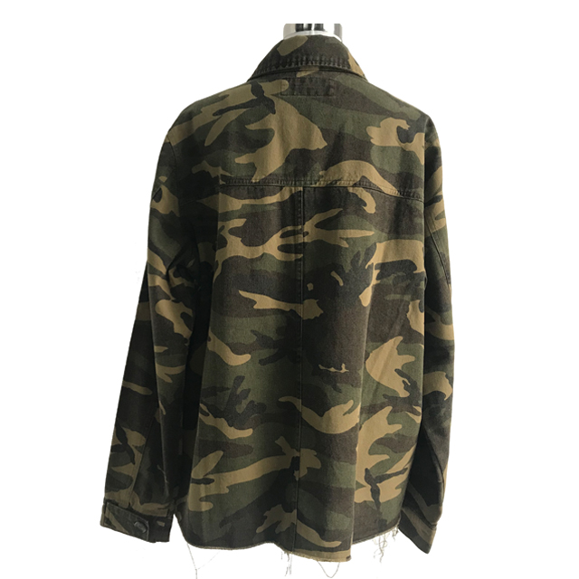 Extra Large camouflage jacket for woman