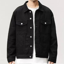 Men's Wholesale Casual Coat Washed Denim Multi-Pocket Long Sleeve Trucker Work Jacket