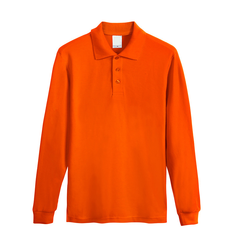Men Wholesale Custom Casual Clothing Cotton Knit Long Sleeve Work Polo Shirt