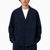 Custom Men Oversized Solid Color Button Knot Casual Blazer Jacket
