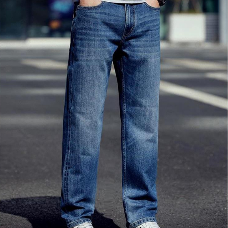 Men Custom Wholesale Denim Casual Length Straight Jeans