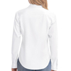 Women Blouse Polyester Office Commuter Long Sleeve Dress Shirt