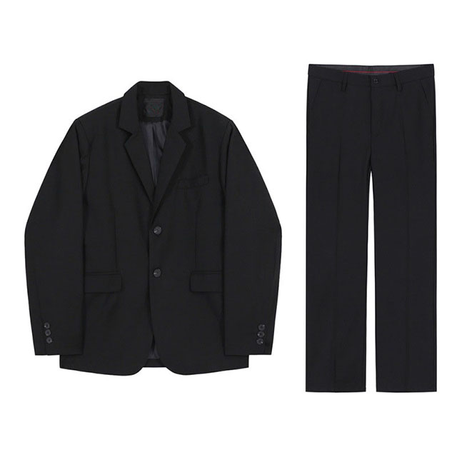 Men's Custom Minimalist Versatile Casual Pure Color Two-Piece Suit