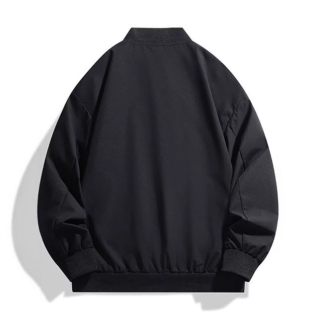 Men's Spring Stand-Collar Casual Oversized Sport Bomber Jacket
