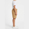 Boys Summer Elastic Waistband Cotton Twill Khaki Chino Shorts