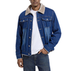 Men's Thick Sherpa Lined Winter Warm Classic Button up Denim Jacket