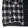 Men's Flannel Plaid Winter Warm Long Sleeve Lapel Padded Coat Jacket
