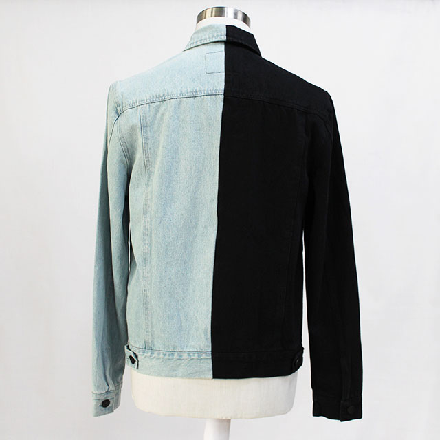Men's Contrast Color Spring/Autumn Denim Cotton Hybrid Trucker Jacket
