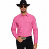 Men Custom Cotton Spandex Western Long Sleeve Shirt with Embroidery