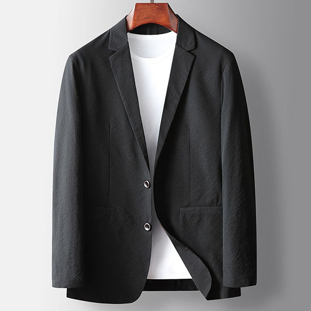 Men's Breathable Lightweight Luxury Business Casual Blazer Suit