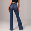 Women's Versatile Slim Fit High Rise Stretch Flared Denim Jeans