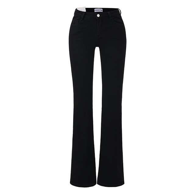 Women's Versatile Slim Fit High Rise Stretch Flared Denim Jeans