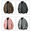 Men's High-Quality Fashion Retro Spring/Autumn Style Lapel Leather Texture Casual Zipper Jacket