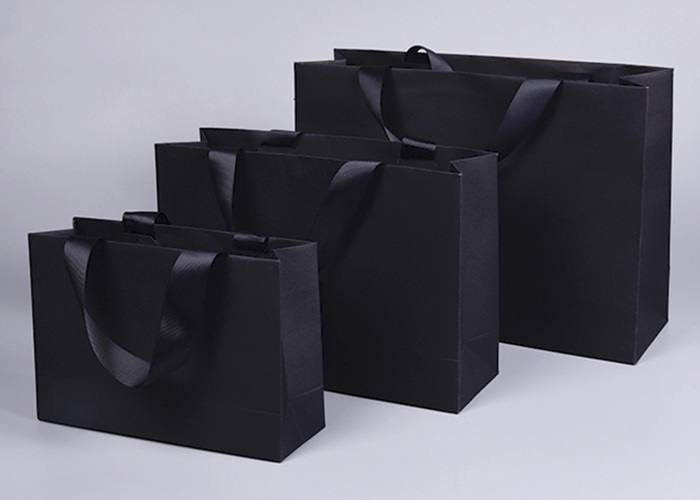 black gift bag