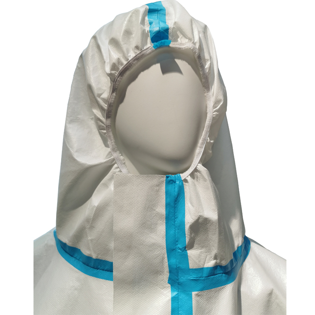 Disposable protective clothing cover all suit with hood medical suppliers