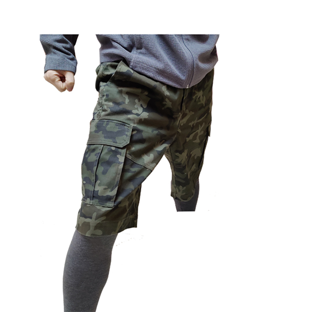 Fashion Camo adult camouflage cargo shorts apparel mens