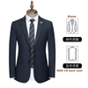 Men's Bespoke 2 Piece Business Prom Wear Formal Balzer Pants Grooms Wedding Suits