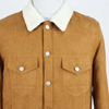 Men's Fashion Winter Suede Trucker Jacket with Sherpa Lining
