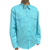 Men's Wholesale Cotton with Embroidery Long Sleeve Western Shirt