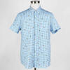 Men Wholesale Custom Print Summer Vacation Short Sleeve Fashion Shirt