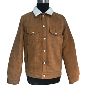 Simple outerwear/men's jacket/european style/winter jackets/faux suede biker jacket/man suede jacket