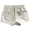 Taupe Leather Look PU Oversized Paperbag Womens Ladies Shorts