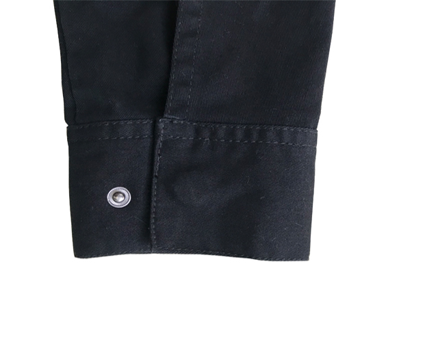short jacket with snap button