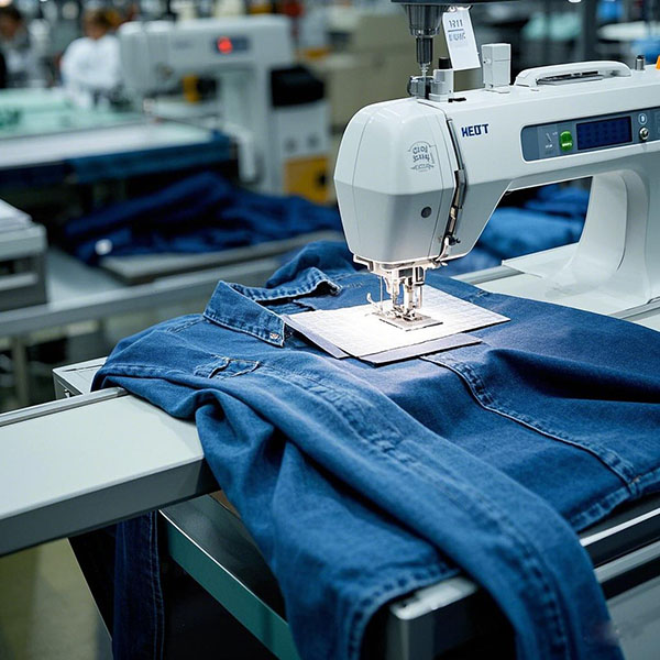 denim shirt sewing