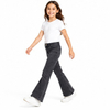 Girls High Waist Soft Stretch Casual Flared Denim Jeans