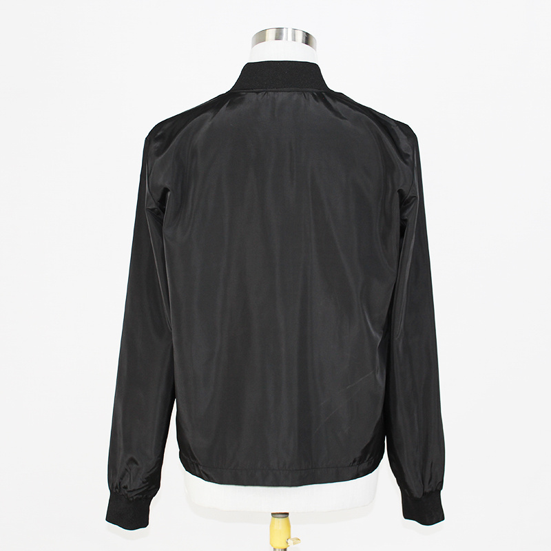 Men's Custom Lightweight Windproof Casual Coat Long Sleeve Bomber Work Jacket