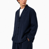 Custom Men Oversized Solid Color Button Knot Casual Blazer Jacket