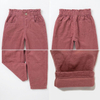 Girls Casual Cotton Corduroy Pants with Ruffle Elastic Waist