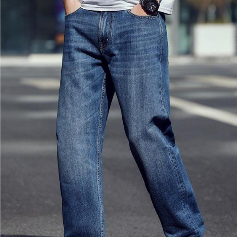 Men Custom Wholesale Denim Casual Length Straight Jeans