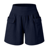 Women Loose Fit Wide-Leg High Waisted Summer Casual Shorts